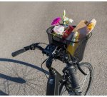 Panier pour guidon de vélo E-Bike PLUS, noir