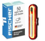 Feu arrière LED pour vélo, 50 diodes