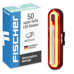 Feu arrière LED pour vélo, 50 diodes
