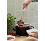 Louche BIO, longueur: 310 mm, inox/crème