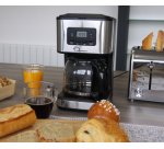 Cafetiere inox programmable 12 tasses \"caf  control\"