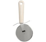 Roulette à pizza BIO, longueur: 220 mm, inox/crème