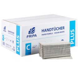 Fripa Essuie-mains PLUS, 250 x 330 mm, pli en C, naturel