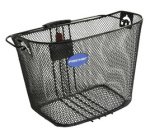 Panier pour guidon de vélo, fixation rapide, noir