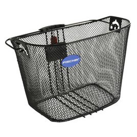 Panier pour guidon de vélo, fixation rapide, noir