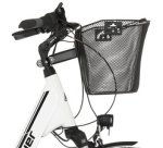 Panier pour guidon de vélo, fixation rapide, noir