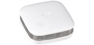 Détecteur de fumée Longlife, pile au lithium, blanc