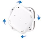 Détecteur de fumée Longlife, pile au lithium, blanc