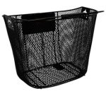 Panier pour guidon de vélo, fixation rapide, noir