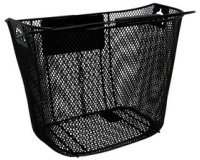 Panier pour guidon de vélo, fixation rapide, noir