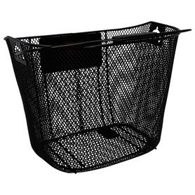 Panier pour guidon de vélo, fixation rapide, noir