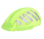 Housse imperméable pour casque de vélo, jaune fluo