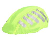 Housse imperméable pour casque de vélo, jaune fluo
