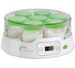 Yaourtière Digital, blanc/vert