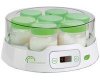 Yaourtière Digital, blanc/vert