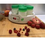 Yaourtière Digital, blanc/vert