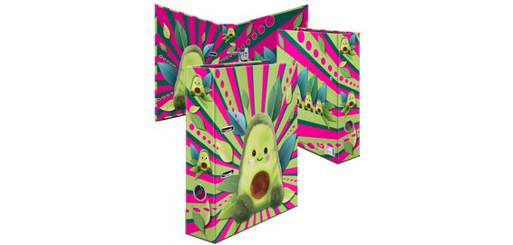 Classeur à motif 'Avocat', A4