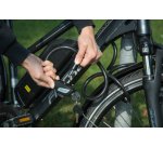 Câble antivol pour vélo, longueur: 1.800 mm, noir