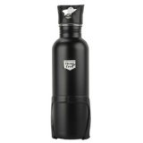 Gourde pour vélo, 0,75 litre, noir