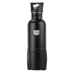 Gourde pour vélo, 0,75 litre, noir