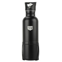 Gourde pour vélo, 0,75 litre, noir