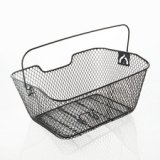 Panier pour porte-bagages de vélo, noir