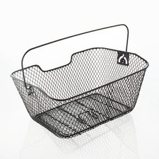 Panier de vélo pour porte-bagage, noir