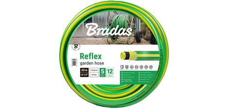 Tuyau d'arrosage REFLEX, 1/2', 50 m, vert/jaune