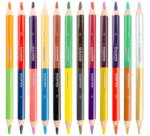 Crayon de couleur Kolores JUMBO DUO, étui carton de 12