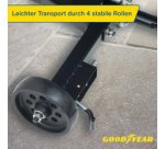 Support de rangement mobile pour 4 pneus/roues