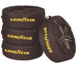 Jeu de housses de protection pour pneus, 4 pièces