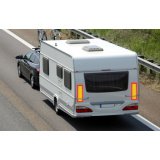 Plaque réfléchissante arrière de remorques, 565 x 195 mm