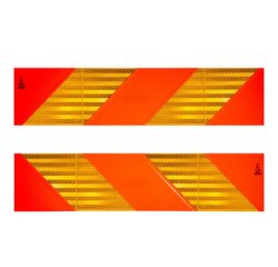 Plaque réfléchissante arrière de tracteurs, 565 x 130 mm