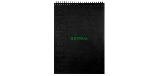 Integrated binding pad GREENPAD, A4+, ruled, black