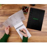 Bloc reliure intégrale GREENPAD, A5+, ligné, noir