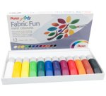 Arts Peinture tissu Fabric Fun Paint Colours set de 12