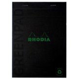 Bloc-notes GREENPAD, A4, quadrillé, noir