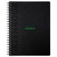 Cahier à spirale GREENPAD, A4+, ligné, noir