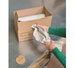 Papier de calage, 380 mm x 360 m, blanc