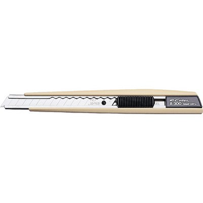 Cutter A-300, boîtier en plastique, beige