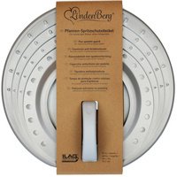 Couvercle anti-projections, rond, gris