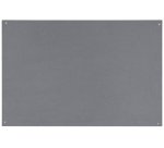 Tableau en feutre sans cadre, 1.200 x 900 mm, gris