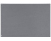 Tableau en feutre sans cadre, 1.200 x 900 mm, gris