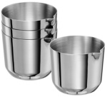 Pot avec bec verseur ALLURE, 40 ml, set de 4