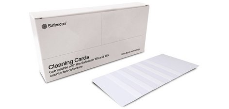 Safescan Cartes de nettoyage pour détecteurs de faux billets