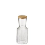 Carafe en verre LINES, 0,5 litre, transparent