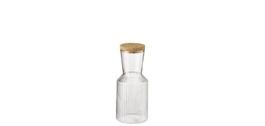 Carafe en verre LINES, 0,5 litre, transparent