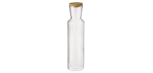 Carafe en verre LINES, 1,5 litre, transparent