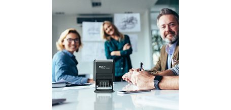 Tampon de date Printer S260/L2 'PAYÉ le', noir