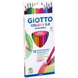 Crayon de couleur COLOR 3.0 ACQUARELL, étui de 12